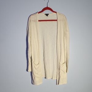 Elegant H&M Cream Women's Tunic Sweater, Sz XL